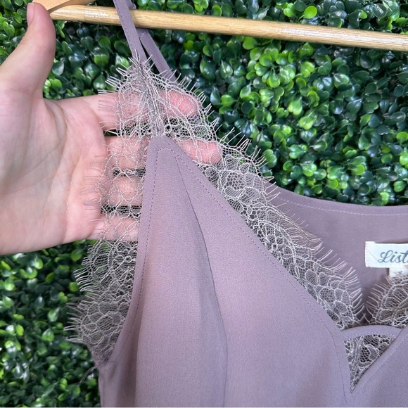 Listicle  Purple mauve lace Camisole - Picture 6 of 11